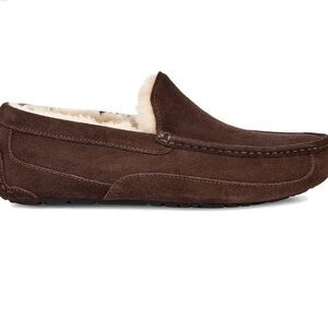 UGG Men's Ascot Espresso Suede Slippers
